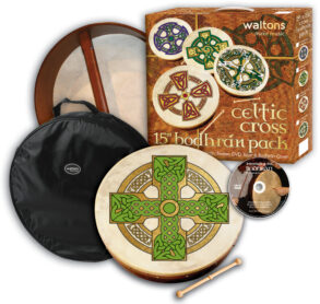 Waltons 15″ Celtic Cross Bodhran Pack | Cloghan Cross