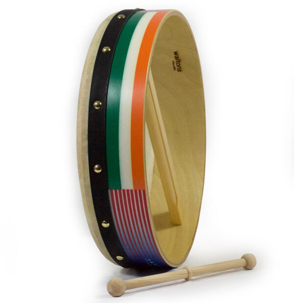 Waltons 15″ Irish/USA Flag Design Bodhran