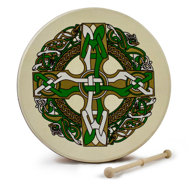 Waltons 15″ Celtic Pyrographic Design Bodhran