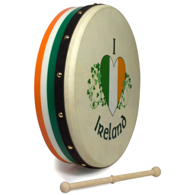 Waltons 15″ I Love Ireland Design Bodhran