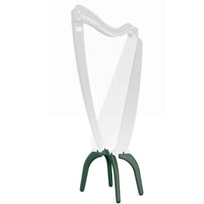 Set of high legs 30cm for Odyssey harp | Green finish