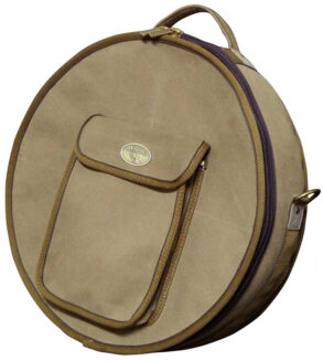 McBrides Deluxe Bodhran Cover | Canvas Effect | Fleece Finish |Brn 15″