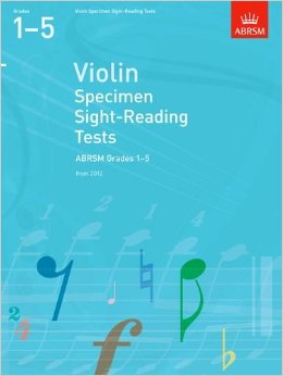 ABRSM Specimen Sight-Reading Tests for Violin | Grades 1-5