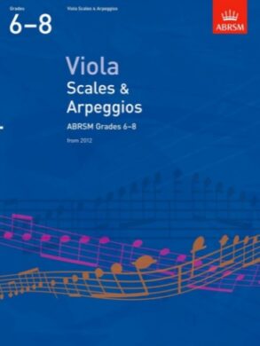 Associated Board Viola Scales and Arpeggios Grades 6 to 8