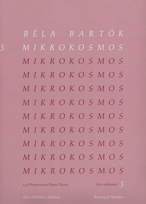 Bela Bartok  | Mikrokosmos Progressive Piano pieces | Vol 3 of 6