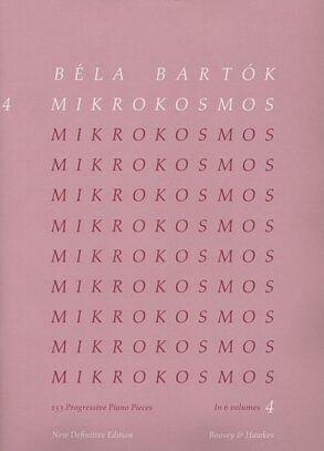 Bela Bartok  | Mikrokosmos Progressive Piano pieces | Vol 4 of 6