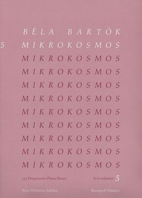 Bela Bartok  | Mikrokosmos Progressive Piano pieces | Vol 5 of 6