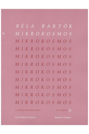 Bela Bartok  | Mikrokosmos Progressive Piano pieces | Vol 6 of 6