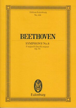 Beethoven | Symphony No. 8 in F Major, Op. 93 (Study Score)