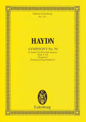 Haydn | Symphony No. 94 in G Major (surprise’) (Study Score)