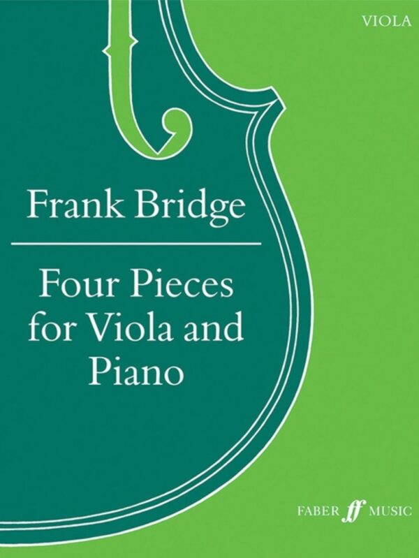 4 Pieces for Viola and Piano | F. Bridge | Viola & piano Score & Part