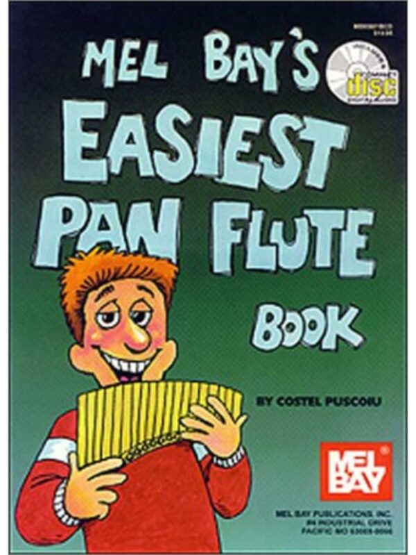 Mel Bay  Easiest Pan Flute (Panpipes) Metod |Book and CD | C. Puscoiu