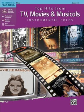 Top hits Films, TV Musicals| Solo Flute 2-3| Book+ Online Audio