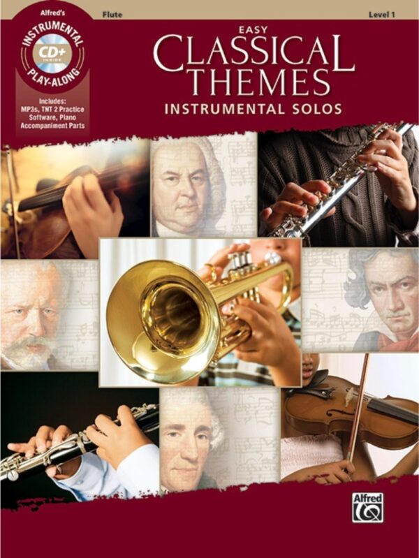 Easy Classical Themes | Instrumental Solos | Book and CD | Flute