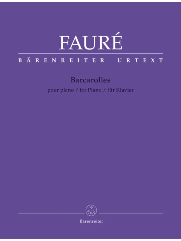 Faure, Gabriel | Barcarolles for Piano