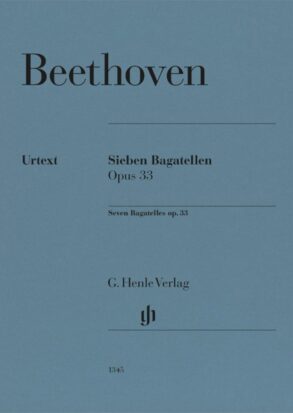 Beethoven | Seven Bagatelles op. 33 | Urtext Piano Solo