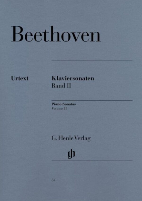 Ludwig Van Beethoven Piano Sonatas vol 2 | Urtext Edition