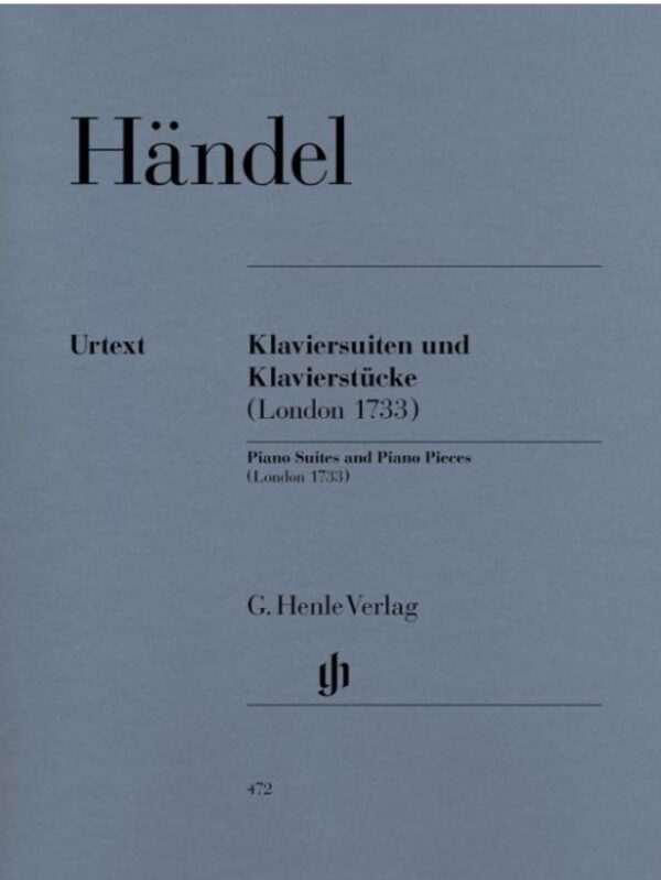 G.F Handel | Piano Suites & Piano Pieces (London 1733)