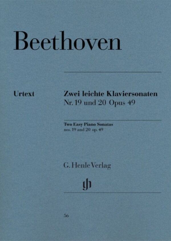 Beethoven | Two Easy Piano Sonatas Op. 49 | Urtext Edition