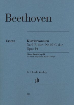 Beethoven | Piano Sonatas no. 9 and 10 | Urtext Edition