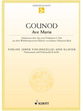 Ave Maria | Bach-Gounod | For violin or Cello and Piano