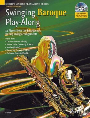 Swinging Baroque Play-Along | Tenor Saxophone & CD