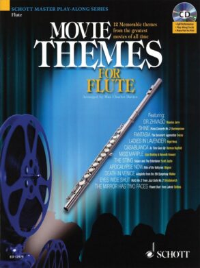 Movie Themes for Flute | 12 Memorable Famous Film Themes | Books & CD