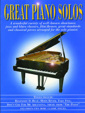 Great Piano Solos | The Blue Book