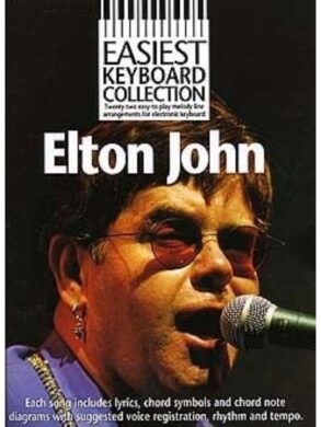 Elton John | Easiest Keyboard Collection| Melody, Lyrics, Chord Symbol