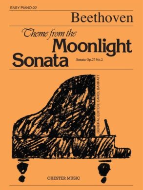 Theme from Beethovens  Moonlight Sonata Op27 no2 for Easy Piano