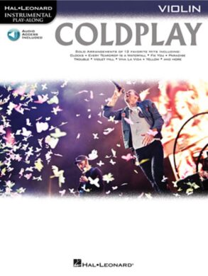 Coldplay 12 songs for Violin Instrumental Play-Along | Audio Online