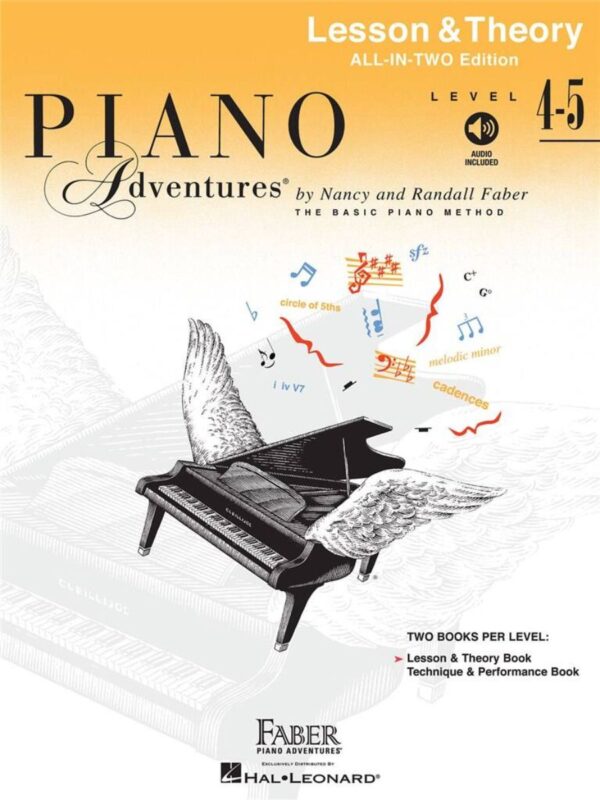 Piano Adventures Lesson & Theory Level 4-5 | Nancy Faber