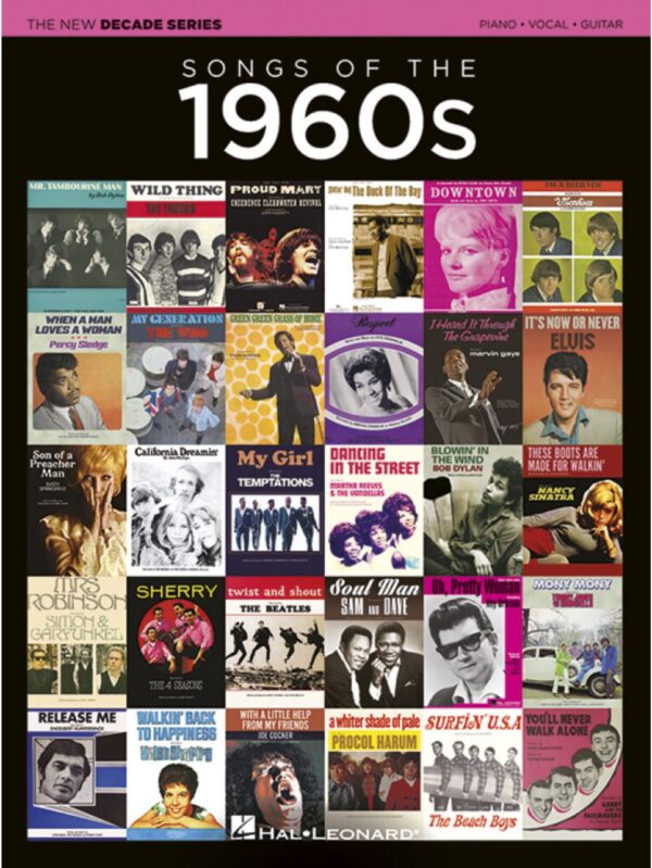 The New Decade Series | 85 Songs of the 1960s | Piano, Vocal, Guitar