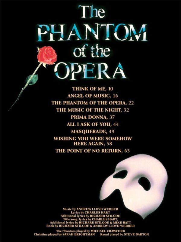 Phantom of the Opera | Souvenir Edition | Piano, Vocal, Guitar