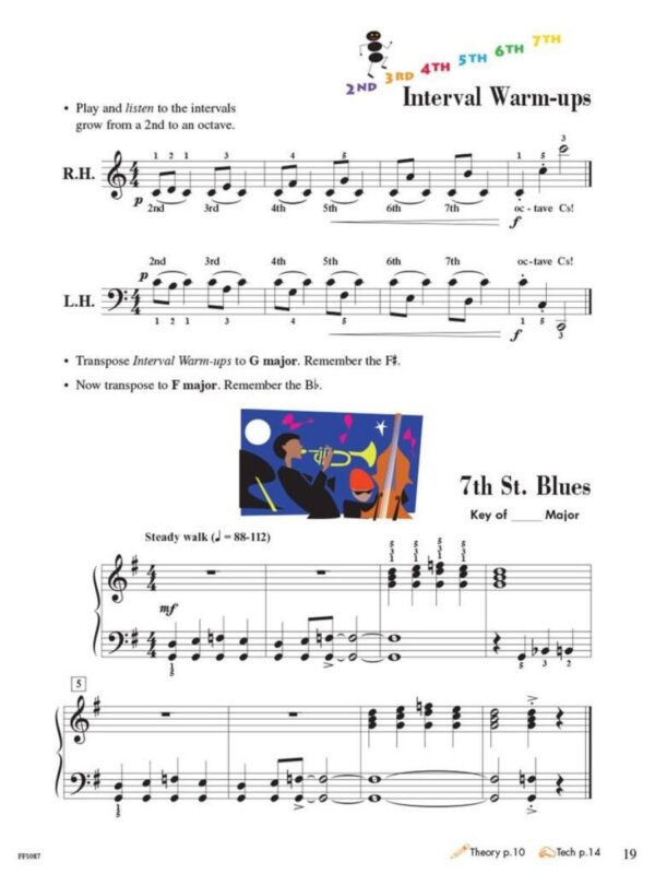 Faber Piano Adventures Level 3A Lesson Book | Nancy Faber