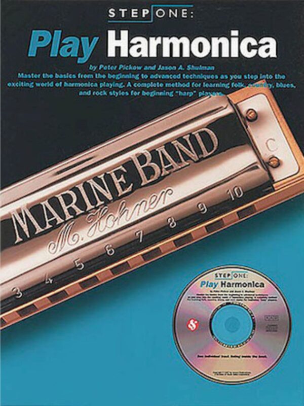 Step One |Play Harmonica tutor | Book and CD