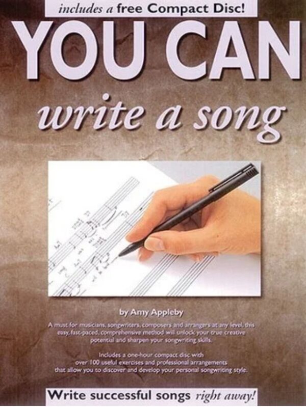 You can Write a song | Guide to Professional Writing | Book and CD