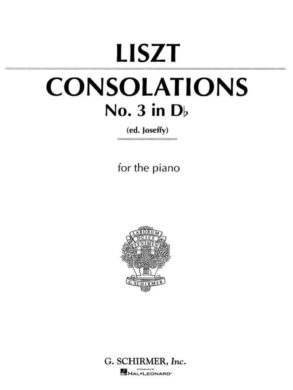 Franz Liszt | Consolation no 3 in Db | Piano Solo