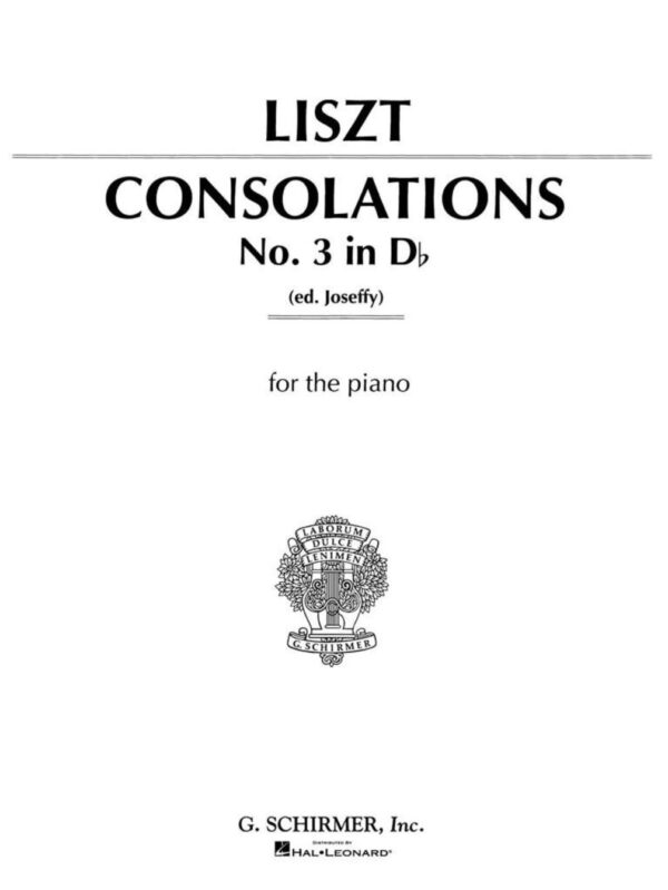 Franz Liszt | Consolation no 3 in Db | Piano Solo