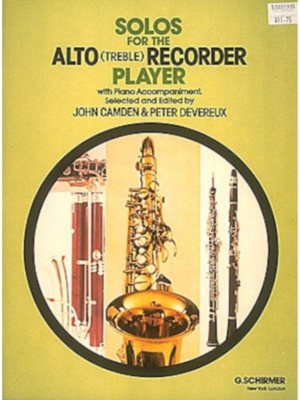 Solos for The Alto (treble) Recorder Player