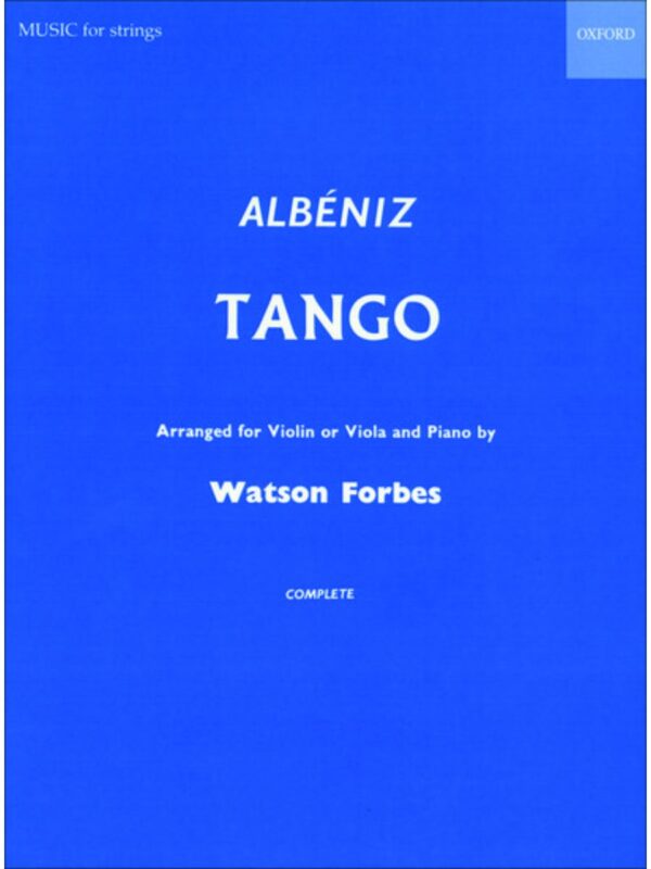 Tango by Albeniz | Arranged by Watson Forbes | Violin and Piano