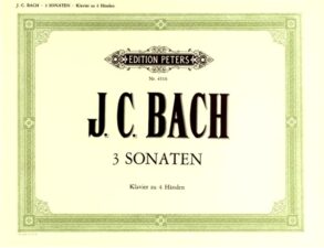 Bach, J.C | 3 Original Sonatas (Piano Duet)