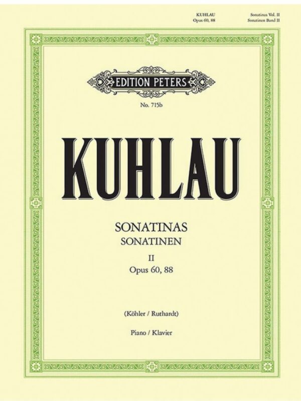 Fredrich Kuhlau | 7 Sonatinas for Piano Op 60, 88, Vol 2 | Piano Solo