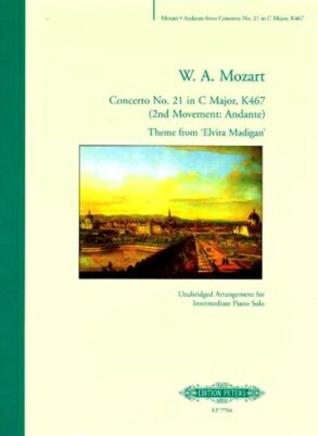 Mozart | Piano Concerto No. 21 in C Major, K467, 2nd Mov (Solo Piano)