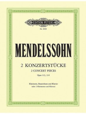 Mendelssohn | 2 Concert Pieces Op. 113 & 114 |Clarinet, B. Horn, Piano