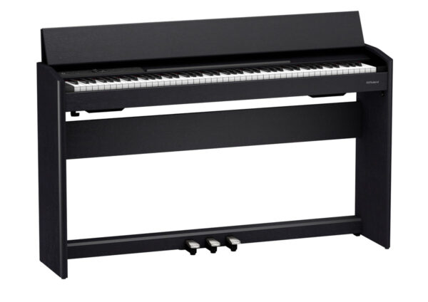 Roland F-701 Digital Piano | Cont Black | with Stool and Headphones