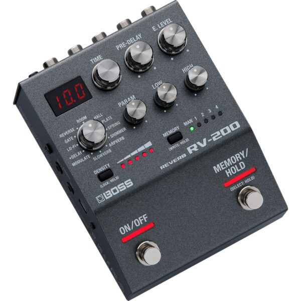 Boss RV-200 Reverb Pedal | 12 Reverb Types