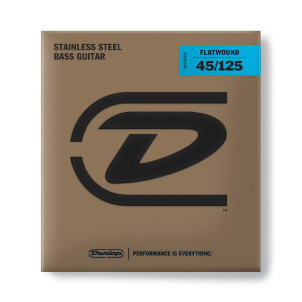 Dunlop DBSF Flatwound Bass String Set 45-125