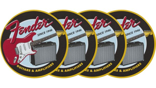 Fender 1946 Guitars & Amps Coaster Set