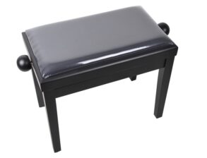 Apextone Ap-5133BK Adjustable Black Piano Stool